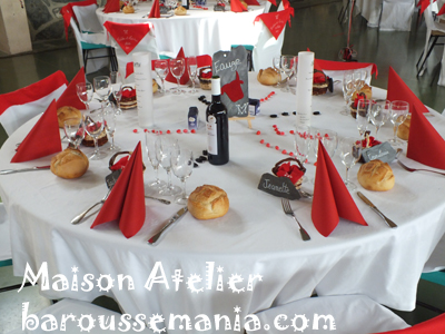 decoration table mariage feria